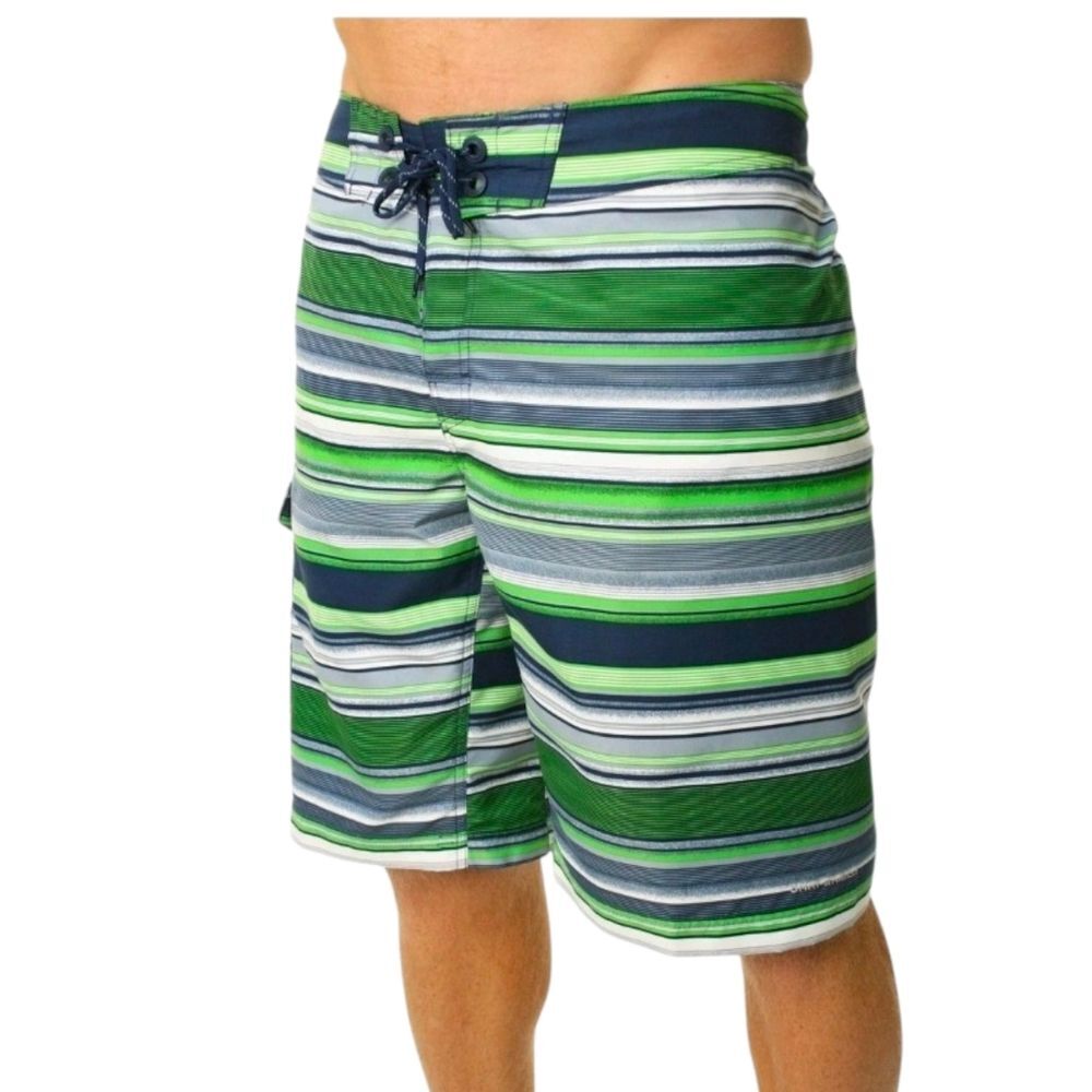 Columbia PFG "Tropic Shore" Board Shorts Omni-Shade Swim Trunks, Size 30